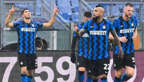 Platz 17 - INTER MAILAND (Serie A): 10 Punkte, Torverhältnis von 13:8