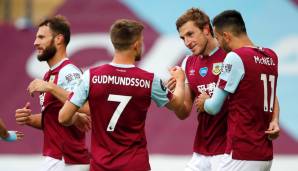 Platz 24 - FC BURNLEY (Premier League): 10 Punkte, Torverhältnis von 4:2