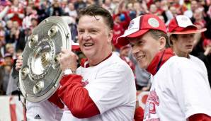 Andries Jonker und Louis van Gaal führten den FC Bayern 2010 zum Double.