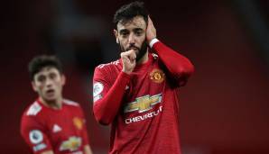 PLATZ 21: BRUNO FERNANDES | Manchester United | Mittelfeld | 6 Punkte | Knapp die Top 20 nicht knacken konnten Lautaro Martinez und Bruno Fernandes. Die beiden teilen sich Platz 21.