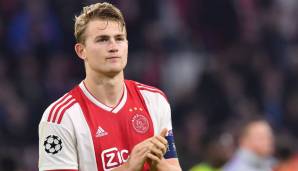 MATTHIJS DE LIGT: Ging 2019 für 85,5 Millionen Euro zu Juventus Turin. Noch heute bei der Alten Dame.