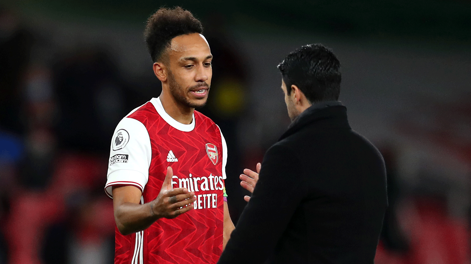 Pierre-Emerick Aubameyang, Mikel Arteta