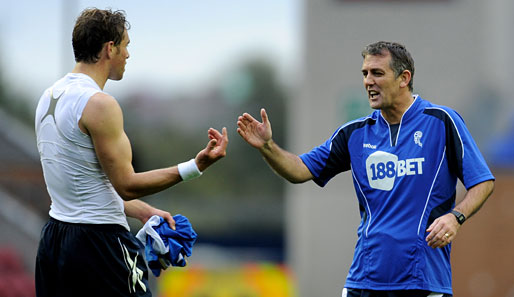 Unter Manager Owen Coyle (r.) wächst der Schwede Johan Elmander über sich hinaus