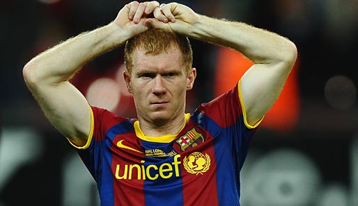 Paul Scholes hat nach dem verlorenen Champions-League-Finale seine Karriere endgültig beendet