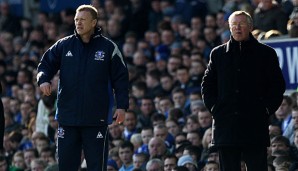 Moyes (l.) ersetzte vor der laufenden Saison Ferguson (r.) nach 17 Jahren bei United