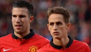 Robin van Persie und Adnan Januzaj (r.) wollen die Red Devils wieder auf Kurs bringen