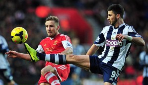 Shane Long (r.) erzielte in dieser Saison in 15 Premier-League-Partien drei Tore