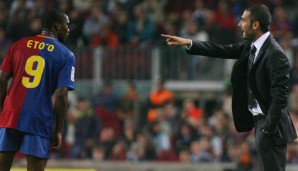 In der Saison 2008/09 war Samuel Eto'o Spieler unter Guardiola bei Barcelona