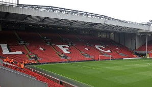 Die Anfield Road in Liverpool ist legendär