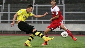 Balint Bajner (l.) konnte sich beim BVB nicht durchsetzen