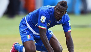 Mario Balotelli und die Italiener enttäuschten bei der WM