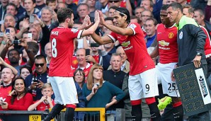 Radamel Falcao feierte sein Debüt für United