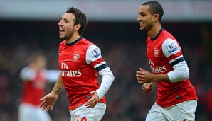 Santi Cazorla und Theo Walcott sind absolute Leistungsträger bei den Gunners