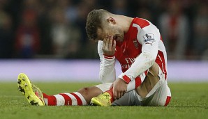 Jack Wilshere bleibt das Pech treu: Schon wieder muss der Pechvogel lange aussetzen