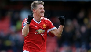 Dank Bastian Schweinsteiger konnte Manchester United am Wochenende auf Platz Zwei klettern