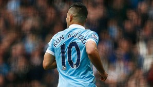 Sergio Agüero feierte zweimal die englische Meisterschaft