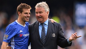 Guus Hiddink übernahm den Trainerjob bei den Blues von Jose Mourinho