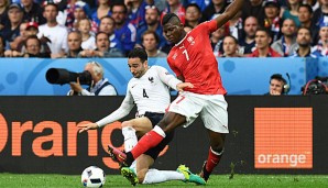 Breel Embolo durfte gegen Frankreich von Beginn an ran