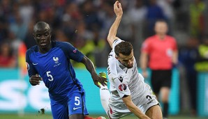 N'Golo Kante ist für Frankreich bei der Heim-EM im Einsatz