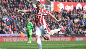 Mark Arnautovic war 2014 zu Stoke gewechselt