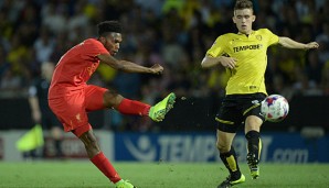 Daniel Sturridge erzielte zwei Tore für die Reds im Ligapokal gegen Burton Albion