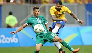 Gabriel Barbosa hat bei Olympia bislang kein Glück im Abschluss