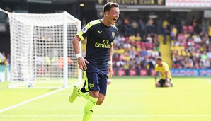 Mesut Özil war an allen drei Toren beteiligt