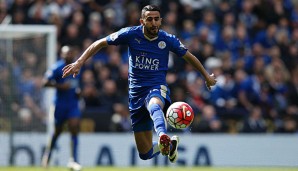 Riyad Mahrez wurde von seinen Kollegen zum Spieler der Saison gewählt