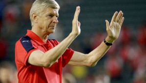 Arsene Wenger zeigt sich zufrieden mit seinem Kader