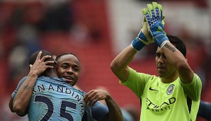 Pep Guardiola ist mit der Leistung von Claudio Bravo zufrieden