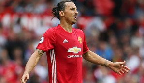 Zlatan Ibrahimovic konnte lediglich den Anschlusstreffer für United im Derby erzielen