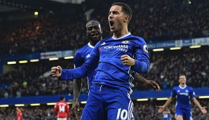 Eden Hazard überzeugte beim Sieg gegen Manchester United