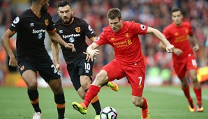 James Milner wurde zum Linksverteidiger umgeschult