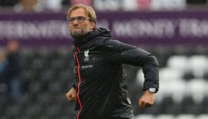 Jürgen Klopp ist nach dem Sieg gegen Swansea glücklich