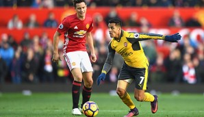 Alexis Sanchez spielte gegen United die kompletten 90 Minuten