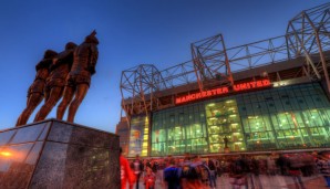 Das Old Trafford diente über Nacht als Versteck von zwei Fans