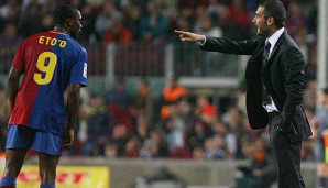 Samuel Eto'o spielte unter Pep Guardiola bei Barca