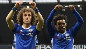 David Luiz und Willian zeigen Anteilnahme mit den Opfern des Flugzeugabsturzes