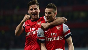 Olivier Giroud und Laurent Koscielny haben beim FC Arsenal verlängert