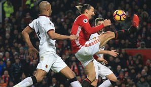 Zlatan Ibrahimovic ist derzeit bei Manchester United unter Vertrag