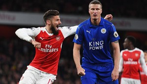 Der FC Arsenal feiert einen späten Sieg gegen Leicester City