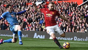 Luke Shaw stand zuletzt nicht einmal im Kader