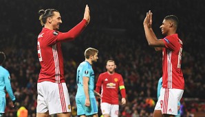 Marcus Rashford profitiert vom Zusammenspiel mit Zlatan Ibrahimovic