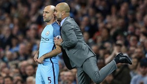 Pablo Zabaleta spielte in der vergangenen Saison unter Guardiola nur eine kleine Rolle