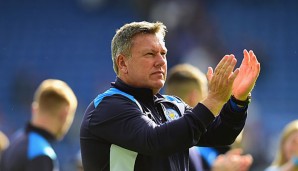 Craig Shakespeare übernahm den Überraschungsmeister Leicester Mitte der vergangenen Saison