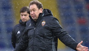 Leonid Sluzki war sieben Jahre lang als Trainer von ZSKA Moskau aktiv