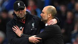 Manchester City gegen Liverpool bedeutet auch Pep Guardiola gegen Jürgen Klopp