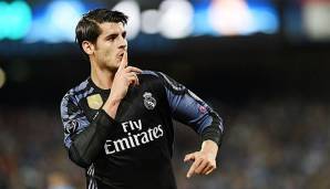 Alvaro Morata spielte für Real Madrid