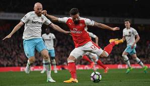 Der FC Arsenal gewann 14 der vergangenen 18 Derbys gegen West Ham