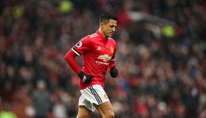 Alexis Sanchez im Trikot von Manchester United